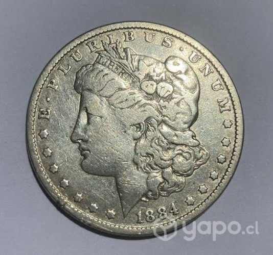 Antigüedades Moneda Antigua 1 Dollar Americano