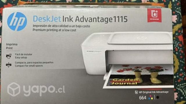 Impresora hp deskjet ink advantage 1115
