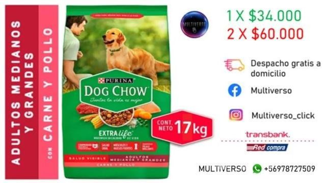 Purina Dog Chow Adulto 17 Kls