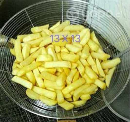 Camarones, papas y arroz