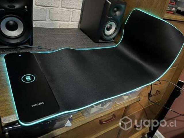 Mouse Pad Philips con cargador de celular nuevo