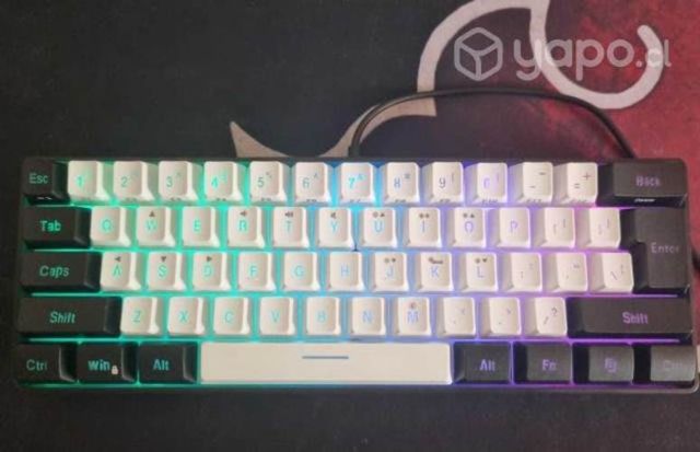 Teclado membrana 60% RGB snpurdiri