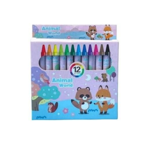 Crayolas Set 12 PCS Para Dibujar Niños