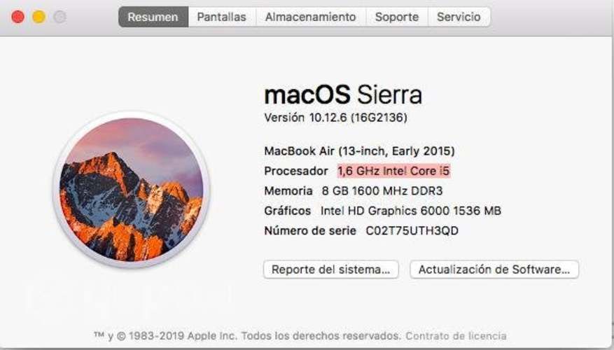 MacBook Air (13-inch, Early 2015)