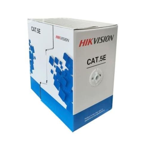 Caja de Cable de Red UTP Hikvision CAT 5E 305 Mts