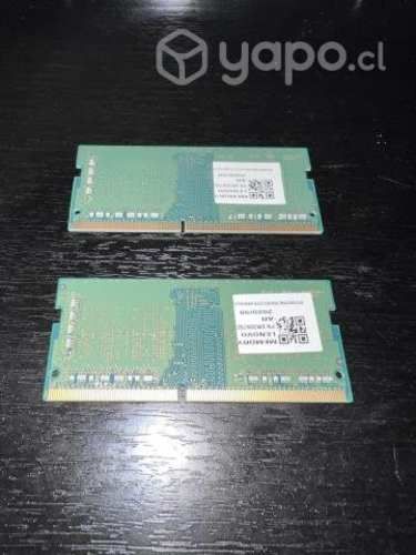 Memorias Ram ddr4 4GB de 3200MHz