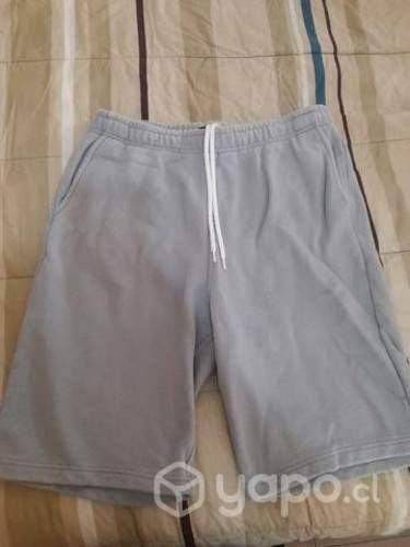 Short H&M Relaxed Fit celeste