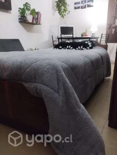 Cama de 1 plaza marquesa antigua