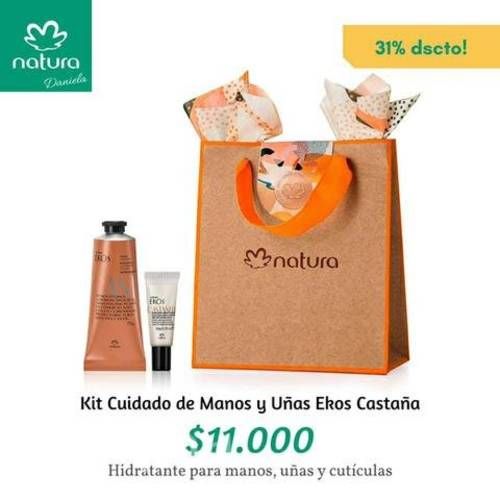 Kit Cuidado de Manos y Cutículas Ekos Castaña