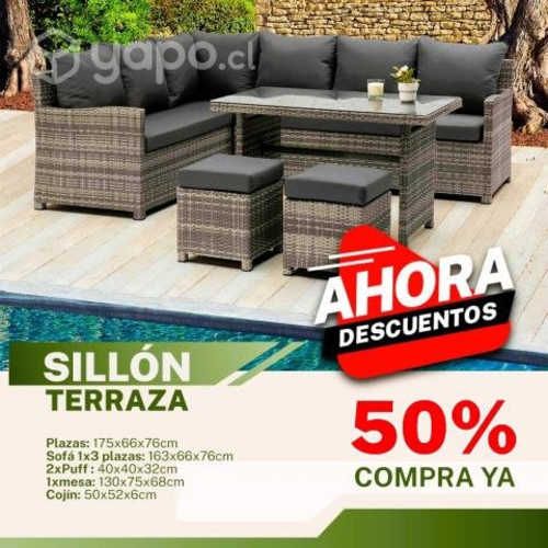 TERRAZA NUEVA TIPO L Flete gratis