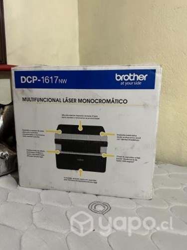 Impresora blanco y negro brother