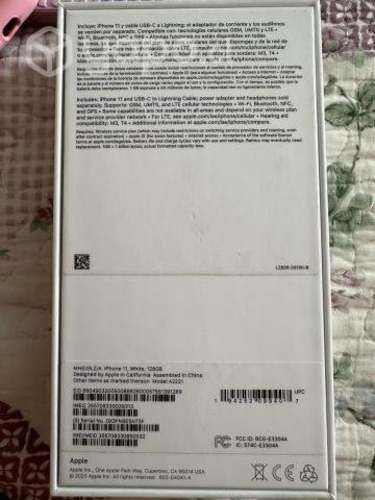 Iphone 11 Blanco, sin detalles