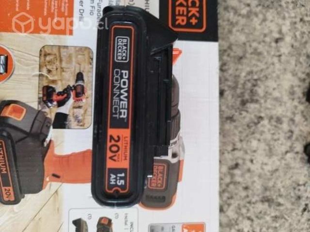 Taladro inalámbrico black and Decker
