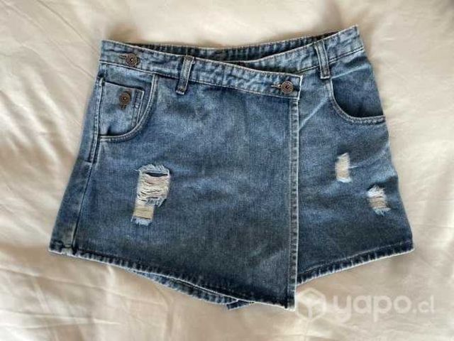 Falda short Jeens