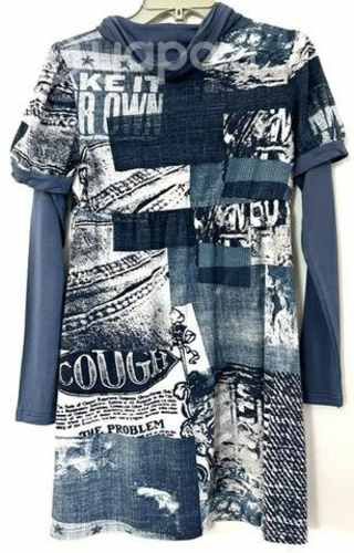 Vestido Elásticado Exclusivo Marca FBO Italy S/M