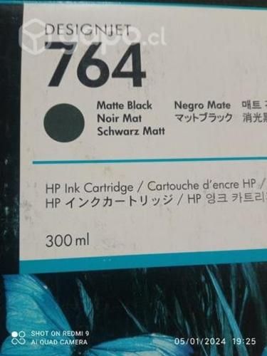 Tinta hp 764 Matte black original de 300ml