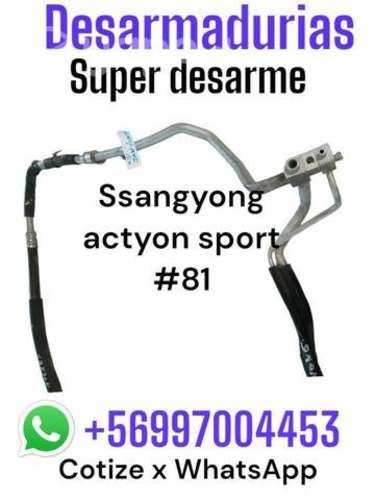 Cañería ssangyong action Sport