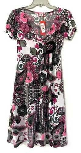 Vestido Entallado Elástico Marca Fbo Italy TU