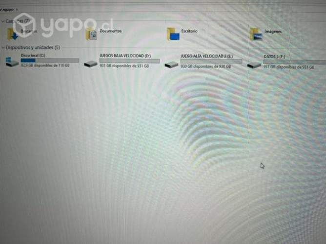 Pc Ryzen 5/rtx 3070/24 GB ram/2 tb hdd + 1 tb ssd