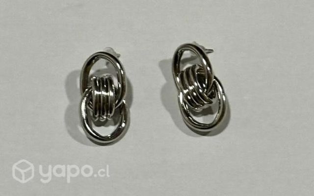 Aros de fantasía plateados