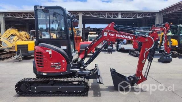 Miniexcavadora Yanmar motor de 20,4 Hp