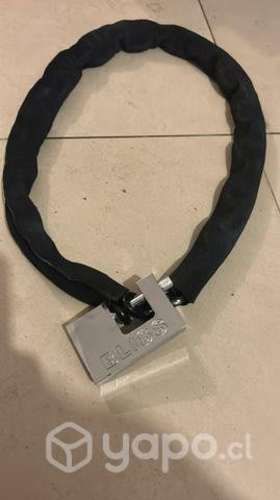 Cadenas de seguridad para ruedacon forro de cuero