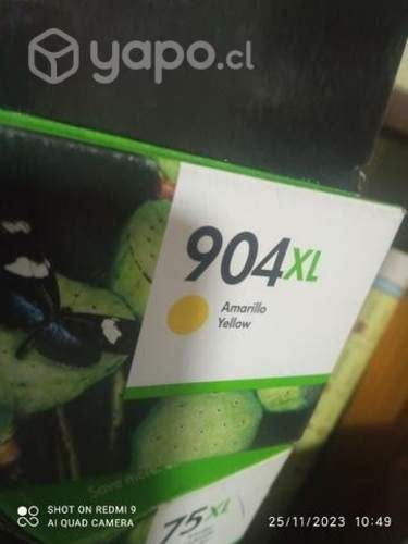 Tintas HP diversos modelos originales de alta