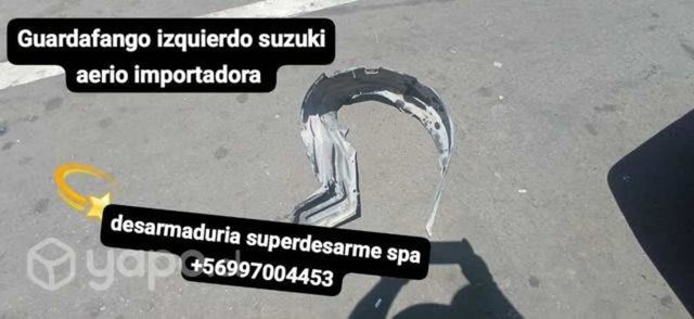 Guardafango izquierdo Suzuki aéreo desarmaduría