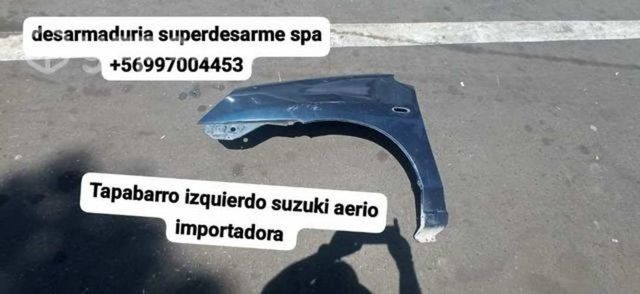 Tapa barro izquierdo Suzuki aéreo desarmaduría
