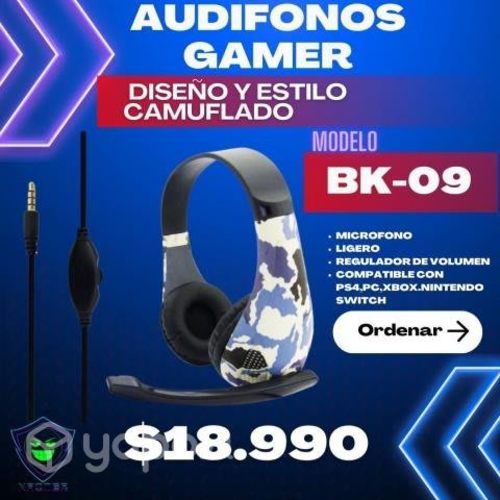 AUDIFONO GAMER PS4/xbox/pc