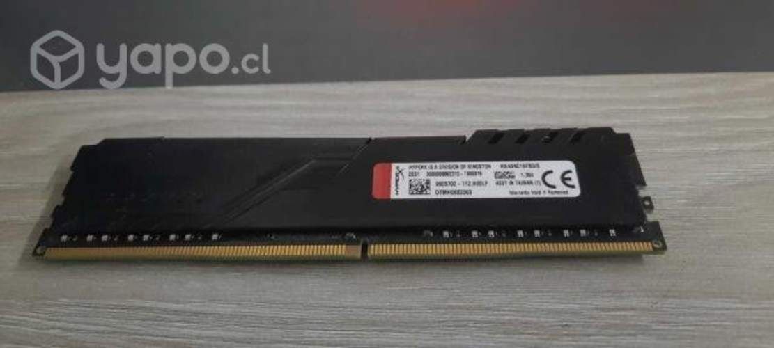 Memoria Ram HyperX Fury 8 GB DDR4 3466 mhz