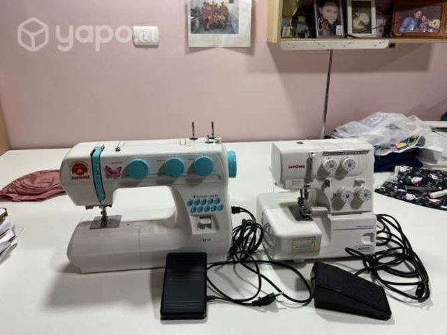 Máquinas Recta y una Overlock