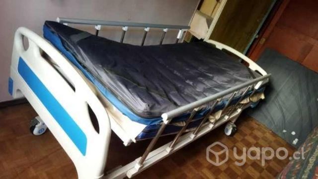 Cama clínica más colchón antiescaras