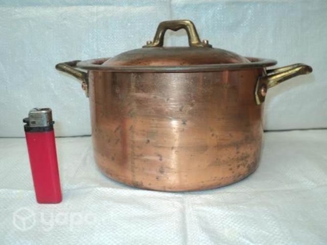 Antigua Olla De Cobre Fantuzzi