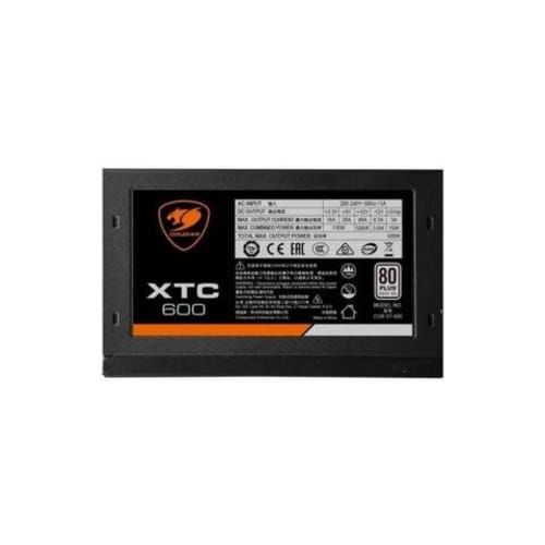 Fuente de Poder Gamer Cougar XTC 600W Plus 80 High
