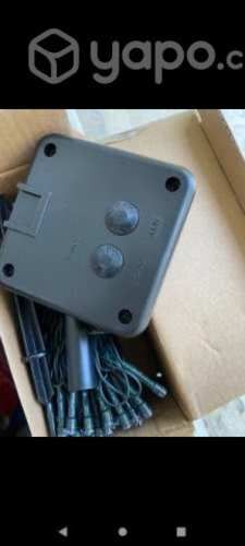 Pack x 6Luces Solares Navidad Guirnalda 20 Metros