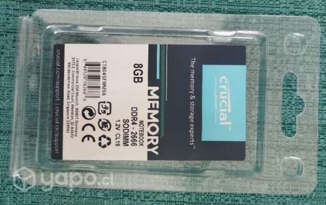 Memoria Ram DDR4 8GB 2666mhz