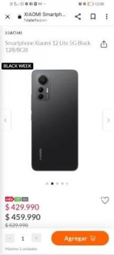 Celular xaomi 12 lite