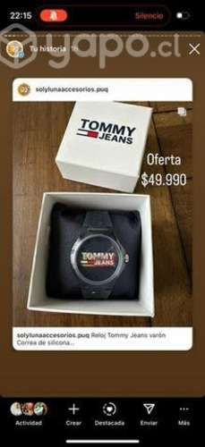 Reloj tomyyy varón original