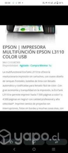 Impresora Epson L 3110