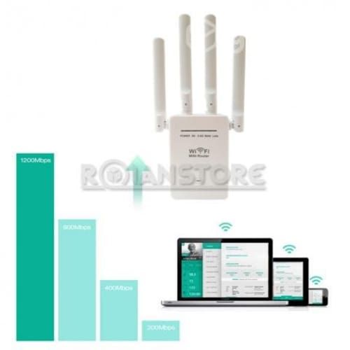 Repetidor Inalambrico Wifi Dual Band 2.4G / 5.8G 1