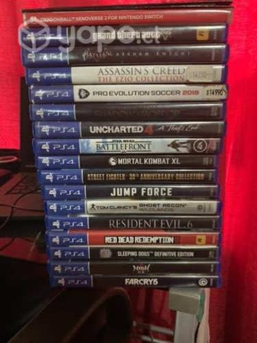 Juegos físicos de ps4