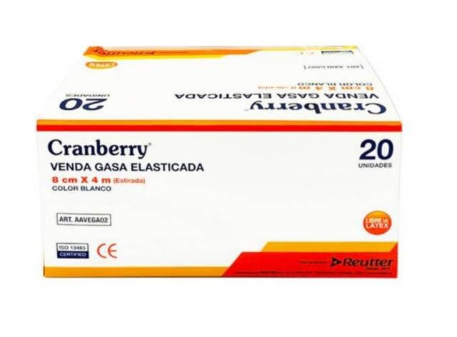 Venda gasa elasticada 8 cm x 4 m 20 unidades