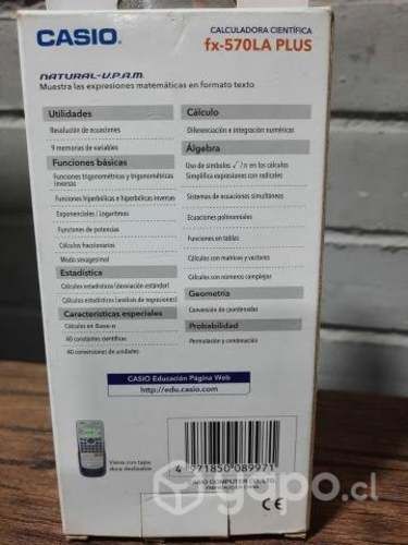 Calculadora Cientifica Casio fx-570LA Plus