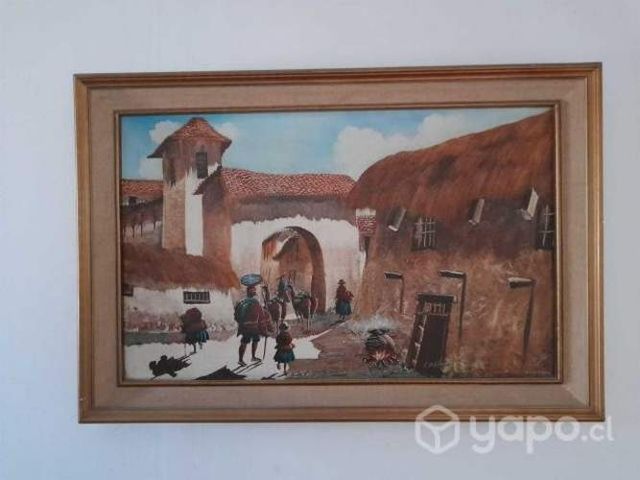 cuadro tecnica acrilica