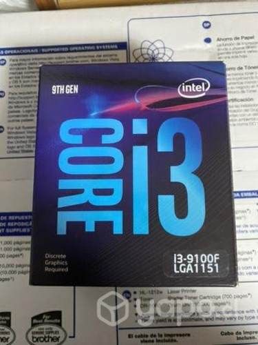 Procesador Intel Core i3 9100f