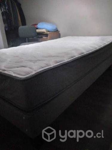 Cama Rosen New Style 2 1,5 plaza (colchón + base)