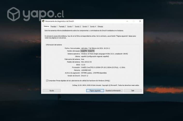 Laptop Gamer Acer Nitro 5:"¡Disponible Ahora