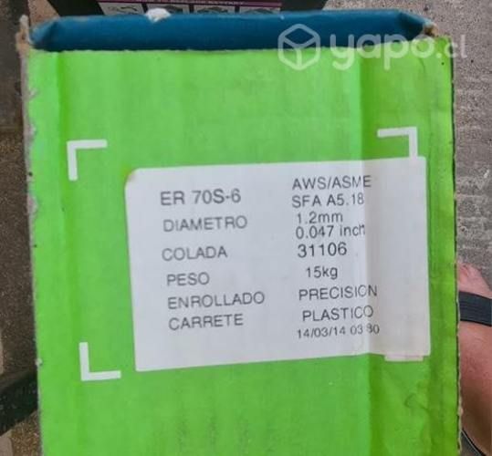 Rollo Soldadura Tubular 1.2mm INDURA