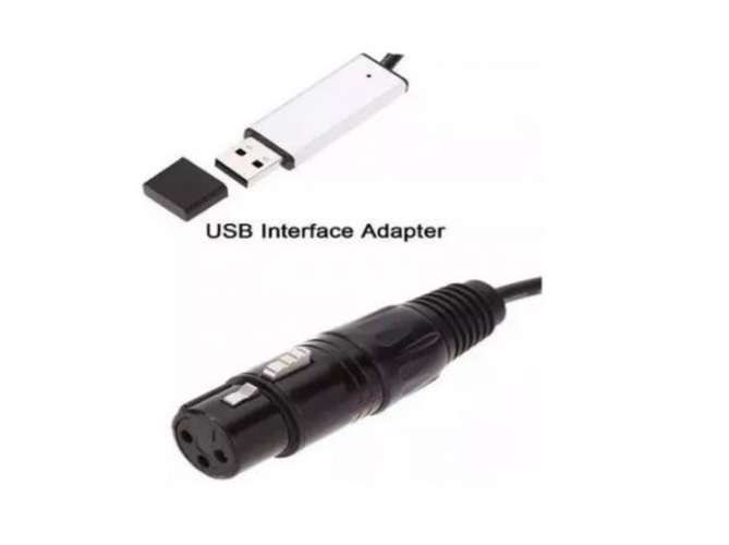 Adaptador Interfaz Usb A Dmx Dmx512 Led Lighting X